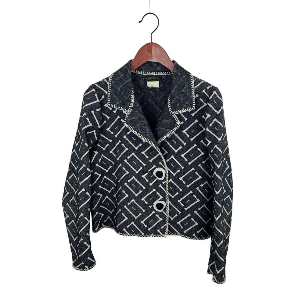 Linda Lundstrom Woven Wool-Blend Jacket
